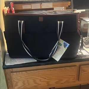 Vibrant Life Pet Tote Carrier - Beige and Green